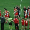 Auskick Half Time Swans v Geelong 2008 ANZ Stadium