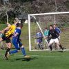 Aerial attack on Glenfield goal