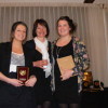 Jenny with U/17 Netball Award winners