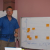Bryan Jones of UCLAN, UK facilitating a session