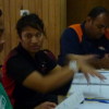 Sione, Manuel and Rota developing their constitution for the Sport Pacific Club