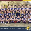U16 Team photo, 2011