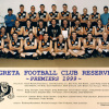1999 O & K F L Reserves Premiers - Greta F C 