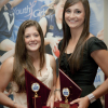 Western Youth Girls Best & Fairest Winner, Hannah De Raad, and Runner Up, Nicola Stevens