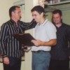 Yoni receives the Coach's Award, 2003