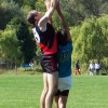 Tinks takes a big mark over opponent, 2005