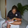 Tagifano Taosoga completing self assessment during the training