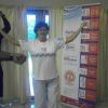 Lyndall promoting regular exercise during the workshop