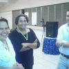 Leadership session facilitators - Margaret Eastgate, Mereani Rokotuibau and Allan Mua