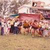 Bones leading the team out in the 1982 Grand Final v Maroochydore
