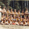 1982 U13s. Aaron front row left hand side