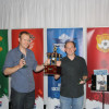 David Wane, RBSC, and Steve Clancy,(on behalf of Peter Jensen) with AA Men Div.3 Golden Gloves Award