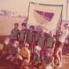 SJJSC team and banner 1980's