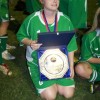 Cassie with our minor premiers plate
