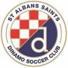 St Albans Saints SC Red Logo