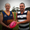 Pink footy for cancer findraiser