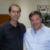 Former Bulleen Coach Alfredo Cosentino with Zebras Corporate Partner Joe Mirabella
