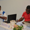 Ronnie Mea and John Susuve of PNG Sport Foundation