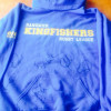 Kingfisher Hoodie signed by Warriors