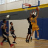 A. Reina making contested lay up