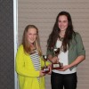 13&U runner-up Leyla Berry (Maffra) and best-and-fairest Taylah Brown (Leongatha)
