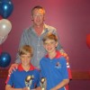 Grimley Family Best and Fairest Awards - Under 12 Red - Nash Stevenson, Cameron Dixon (runner up) and Kelly Grimley