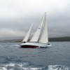 Quest of Bermuda under full sail