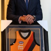 Brent Reilly accepts his All Star Team of 20 Years frame