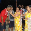 Team Kiribati welcomed at opening ceremony by Majuro Mejen Armej representatives 4/13/2015