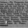 1899 - Wangaratta Juniors v Benalla Juniors