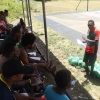 NBDO, Kevin Roslyn presenting Fundamentals of Basketball @ the Stade Outdoor Basketball Court