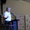 Special guest Dermott Brereton regaled tales of, and answered questions about, his decorated footy career