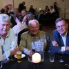 TRFM Gippsland League Life members and former league presidents Brian Quigley, Jack Huxtable and Brian McKenzie