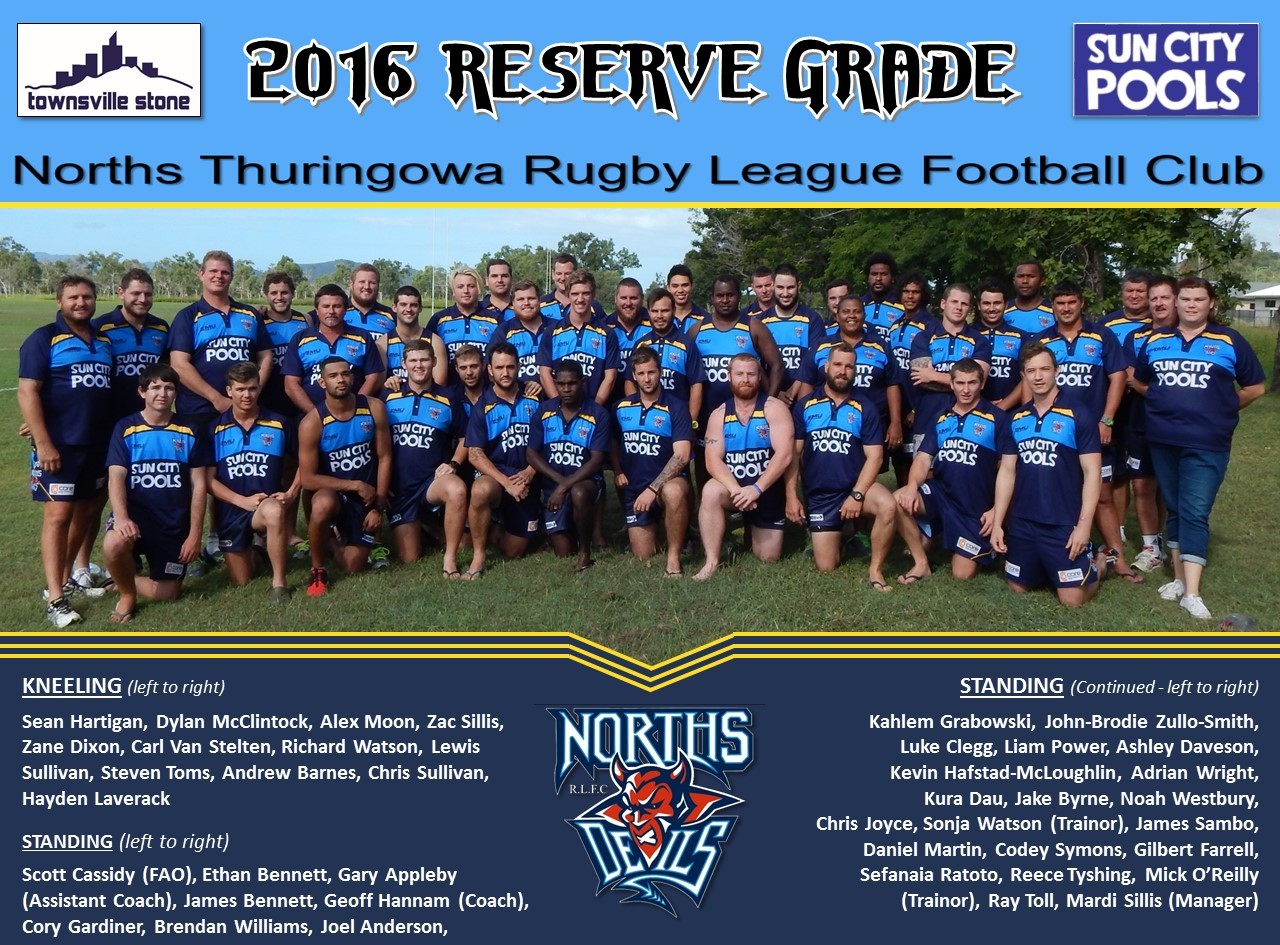Player Profiles North Thuringowa Rugby League Football Club SENIOR