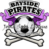 Bayside Pirates Sapphires Logo