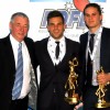 Buffalo Sport owner Eane Whitton with winner Brent Swallow and Runner-up Taylor Hine