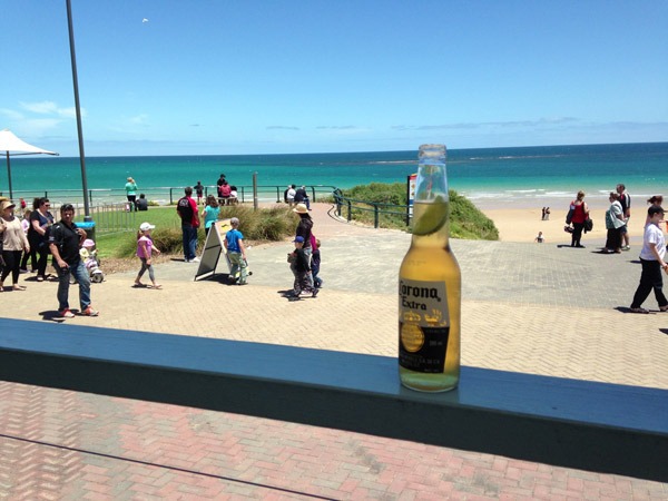 Drinks by the beach