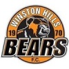 Winston Hills FC Black Logo