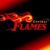 Central Flames Eagles Logo
