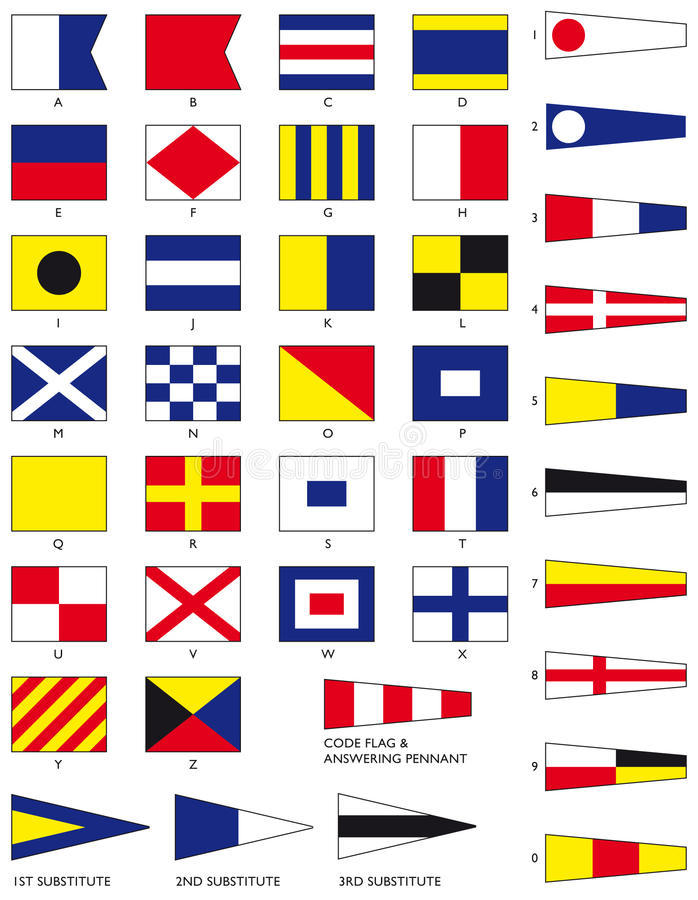 sail race flag signals