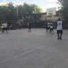 On the court