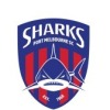 Port Melbourne Sharks SC Blue Logo
