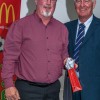 Goal of the Year Winner: Gympie President Terry Ferguson accepting on behalf of Joel Bond, Gympie FC