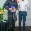 Save of the Year Winner: Buderim Orange Coach Jim Slater accepting on behalf of Savanna Bowtell-Harris, Buderim FC with John Gorza of Goalkeeping Australia Academy