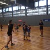 Our Stingrays Big V girls having a ball with the beginners at the Montpellier clinic