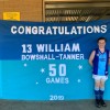Congratulations William Bowshall-Tanner, 50 Games!