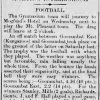1907 - Goorambat East FC v Gorambat FC