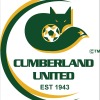 Cumberland United White Logo