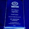 AFL Masters (Legend) Award 2013 - G. Lance