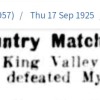 1925:09:17 - King Valley FA Grand Final Scores